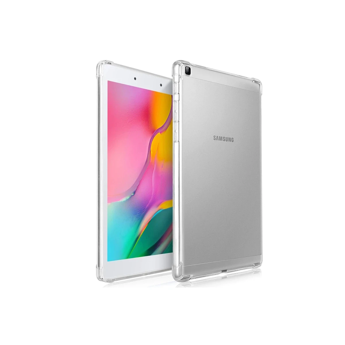 Newface Samsung Galaxy T290 Tab A 8 Kılıf Anti Shock Tablet Silikon - Şeffaf