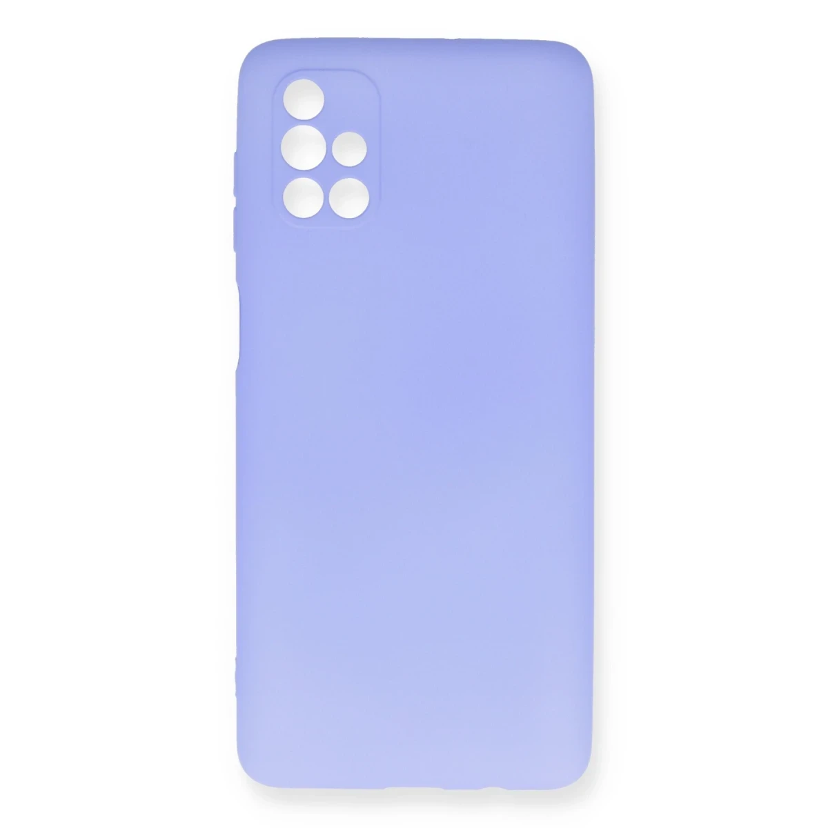 Newface Samsung Galaxy M51 Kılıf First Silikon - Lila