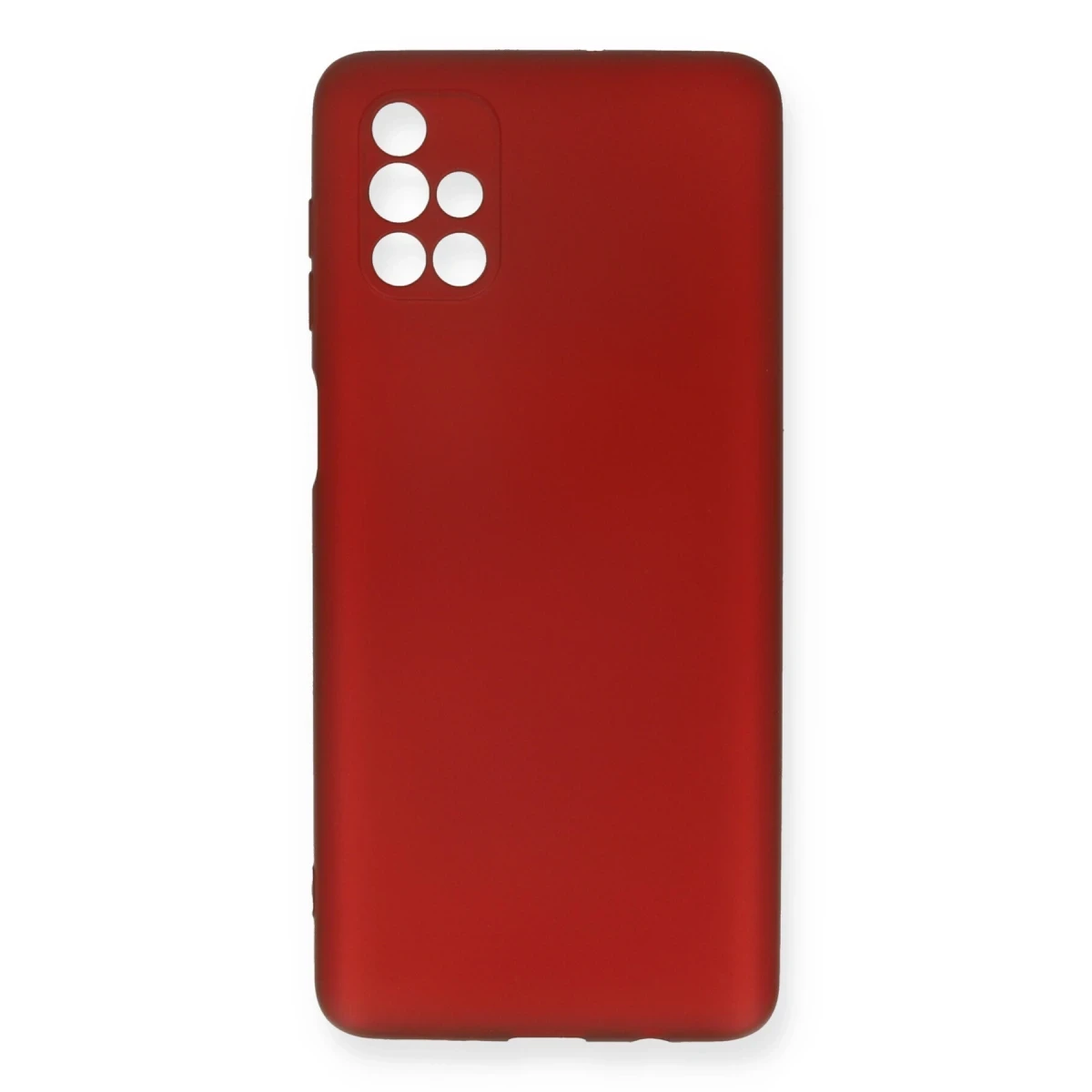 Newface Samsung Galaxy M51 Kılıf First Silikon - Bordo