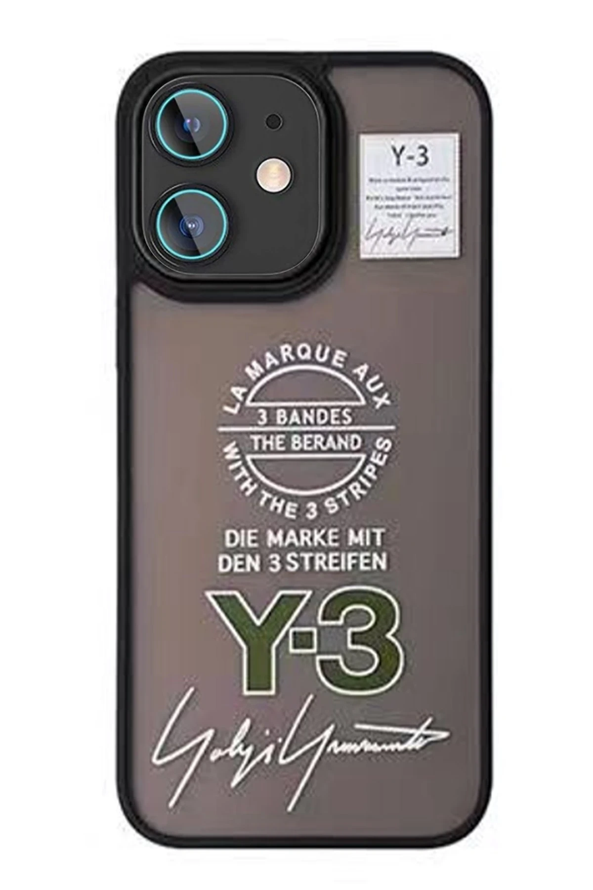 Movenchy Apple iPhone 11 Terra Desenli Kapak - Siyah - 1
