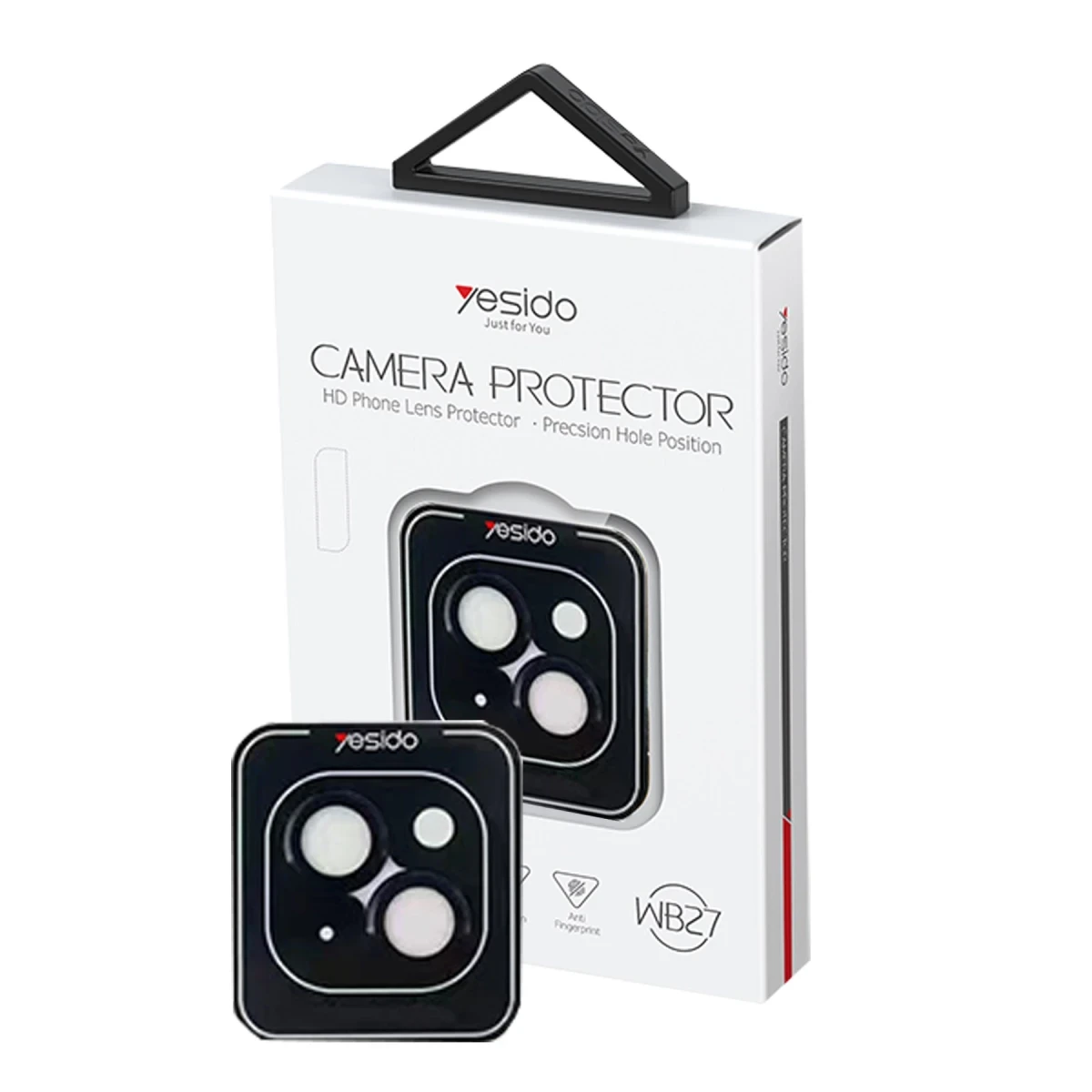 Yesido Apple iPhone 14 WB27 Metal Kamera Lens - Siyah