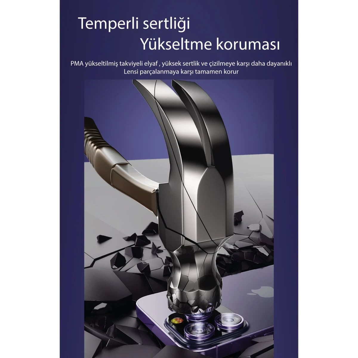 Yesido Apple iPhone 14 WB27 Metal Kamera Lens - Siyah