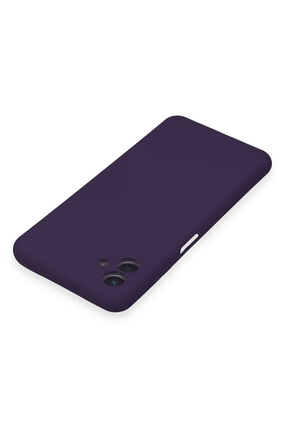 Newface Samsung Galaxy A04E Kılıf Nano içi Kadife Silikon - Mor