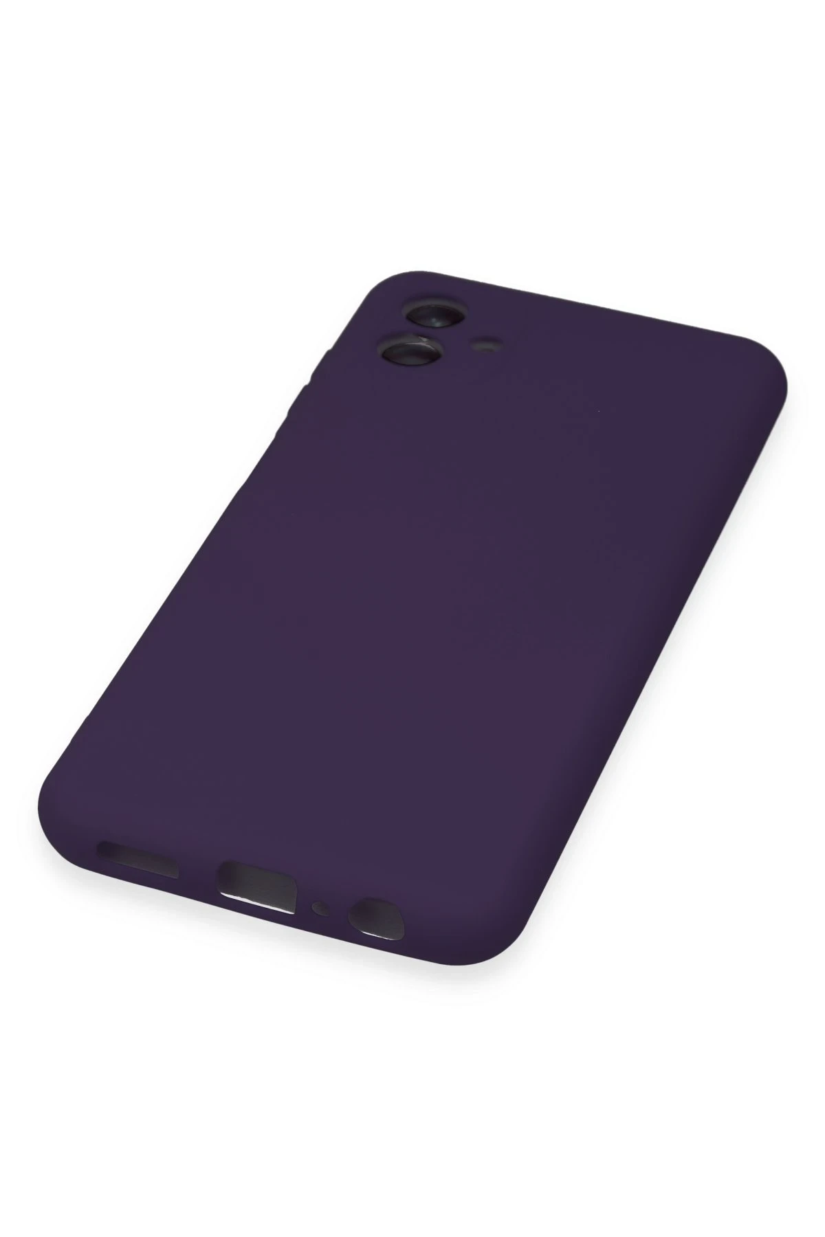 Newface Samsung Galaxy A04E Kılıf Nano içi Kadife Silikon - Mor