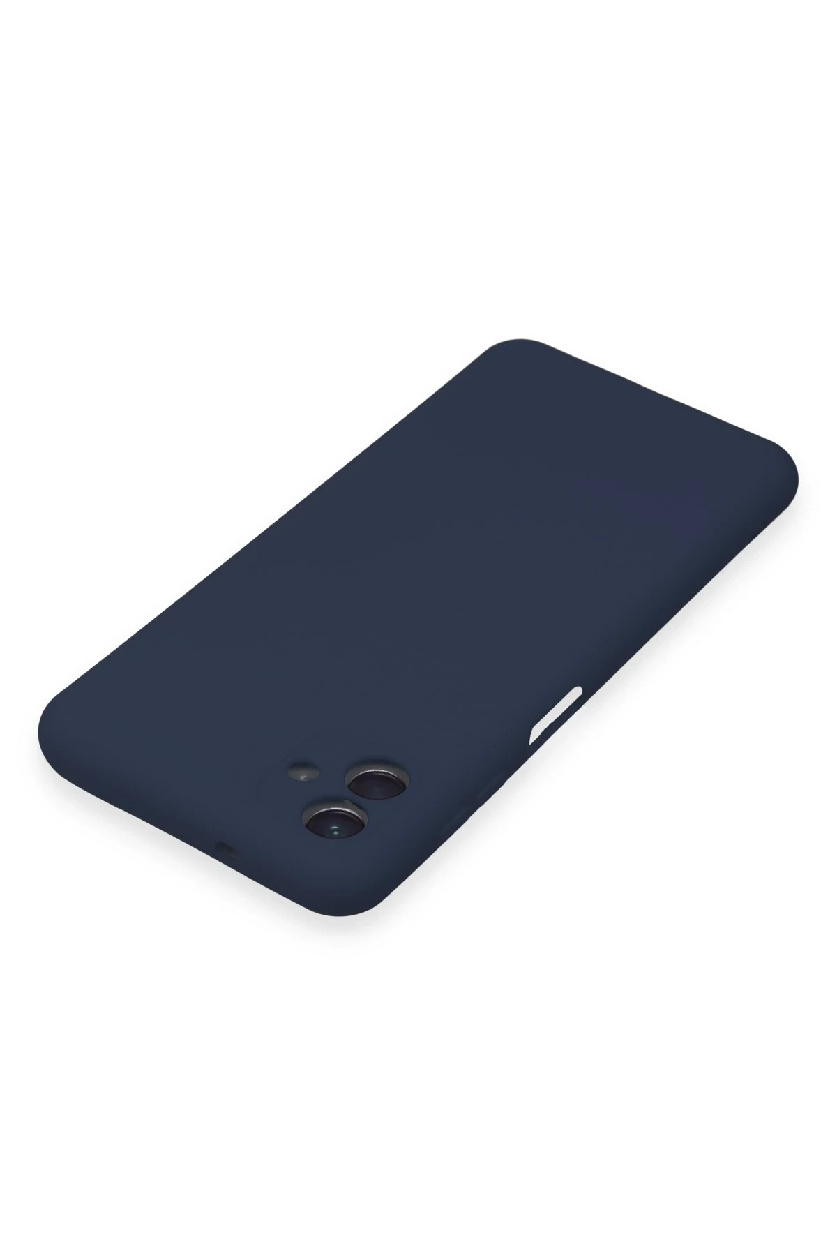 Newface Samsung Galaxy A04E Kılıf Nano içi Kadife Silikon - Lacivert