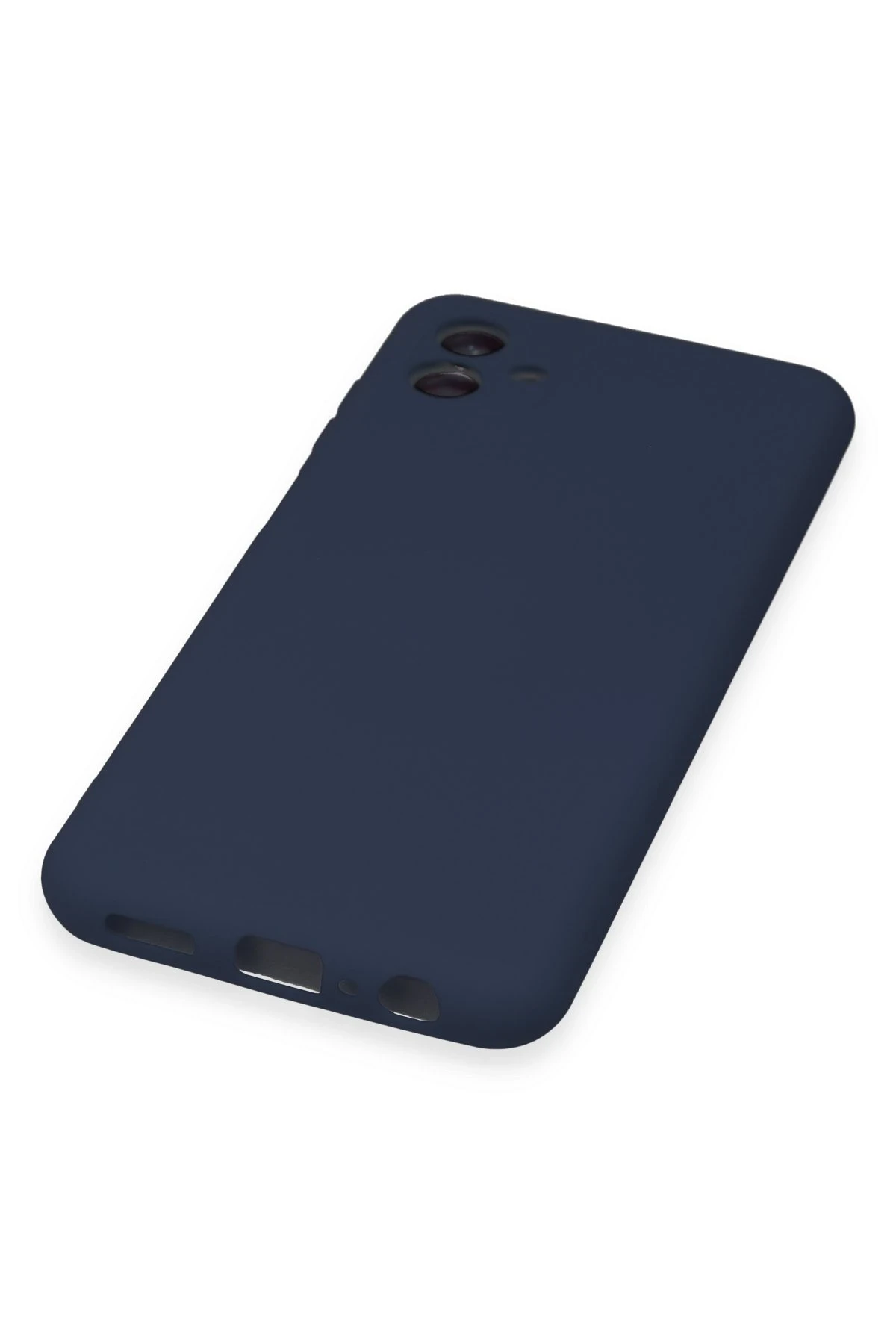 Newface Samsung Galaxy A04E Kılıf Nano içi Kadife Silikon - Lacivert
