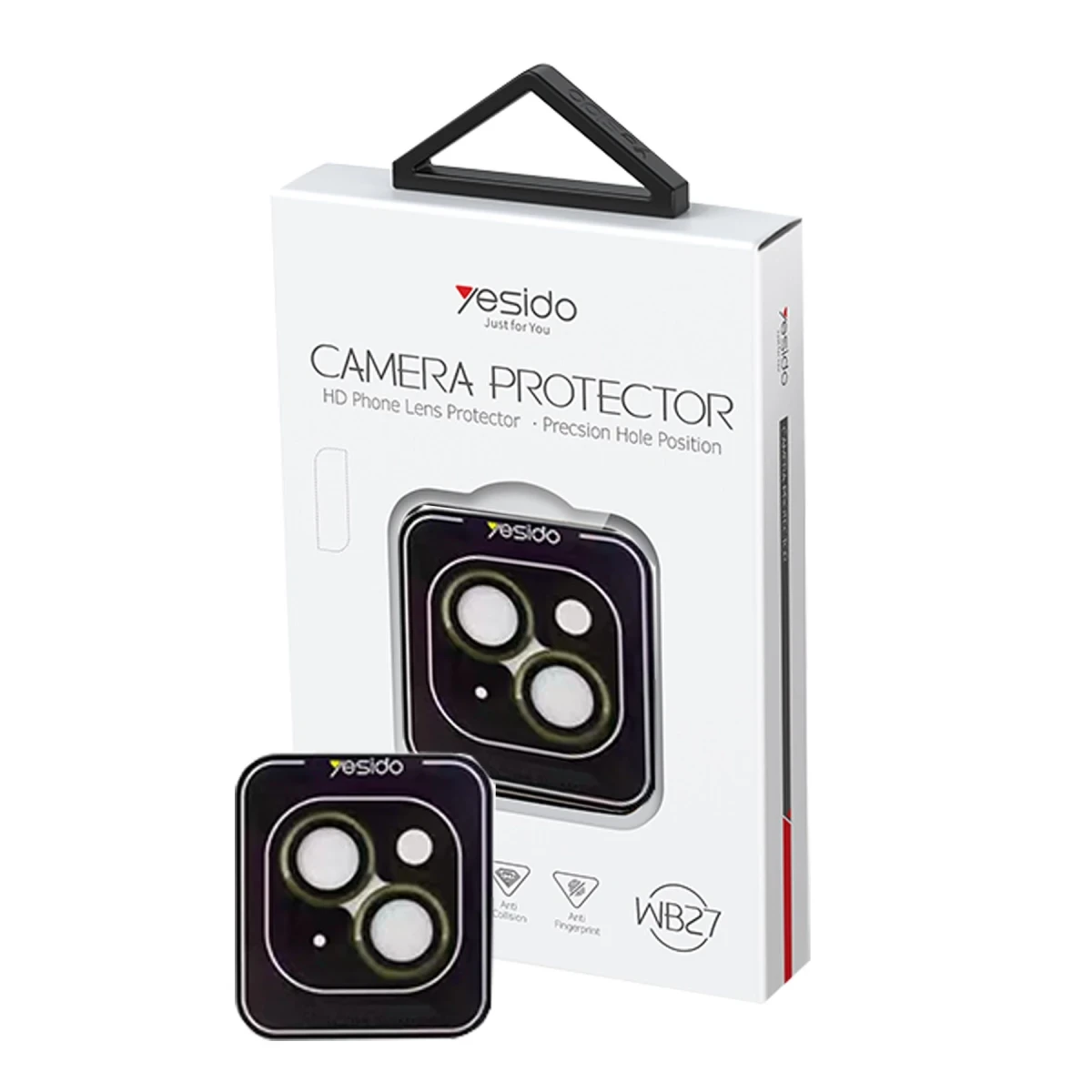 Yesido Apple iPhone 14 WB27 Metal Kamera Lens - Gold