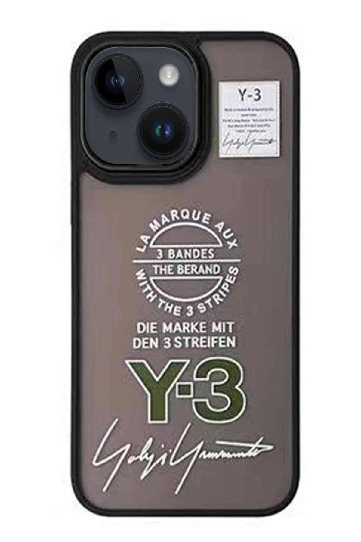 Movenchy Apple iPhone 14 Terra Desenli Kapak - Siyah - 1
