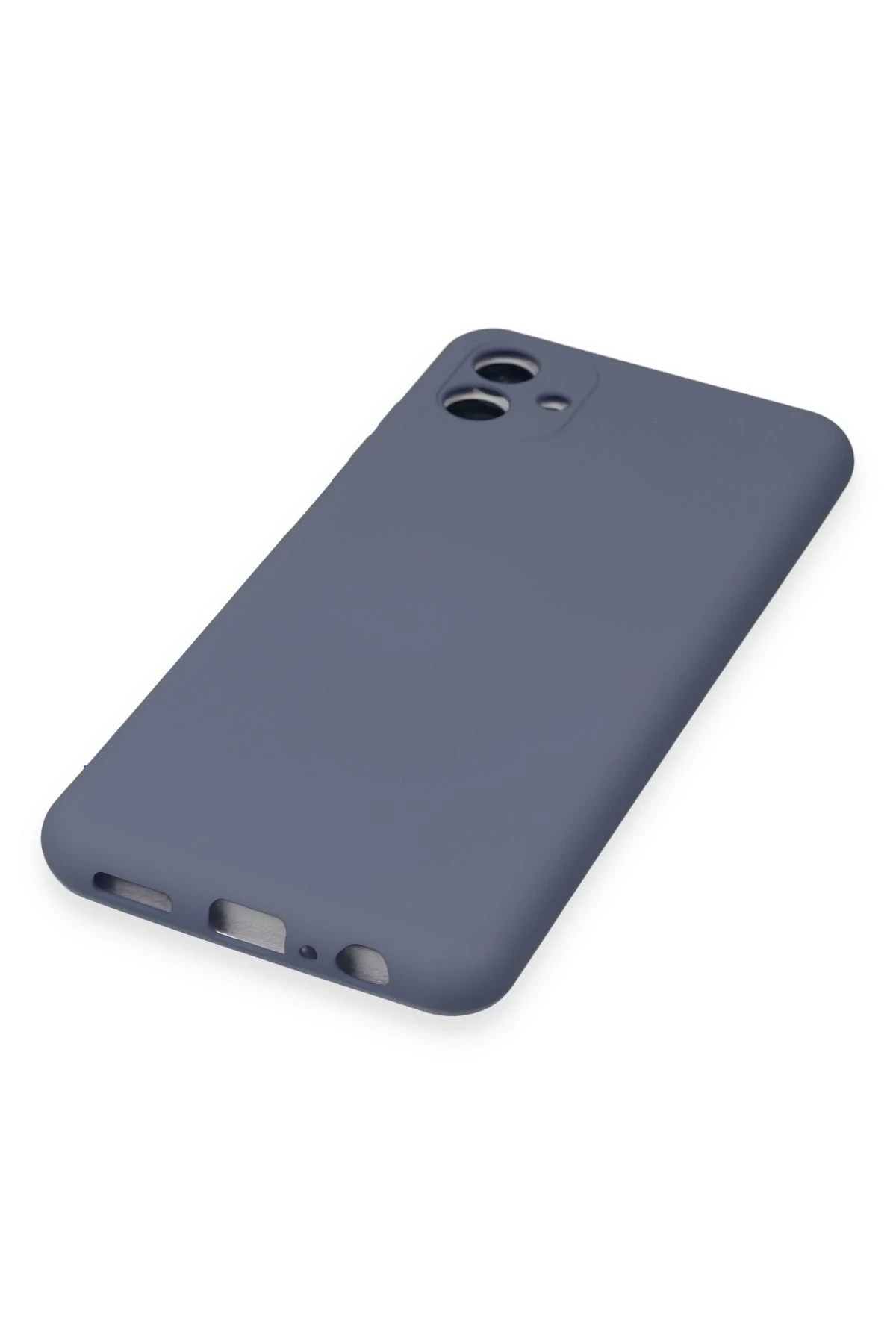 Newface Samsung Galaxy A04E Kılıf Nano içi Kadife Silikon - Gri