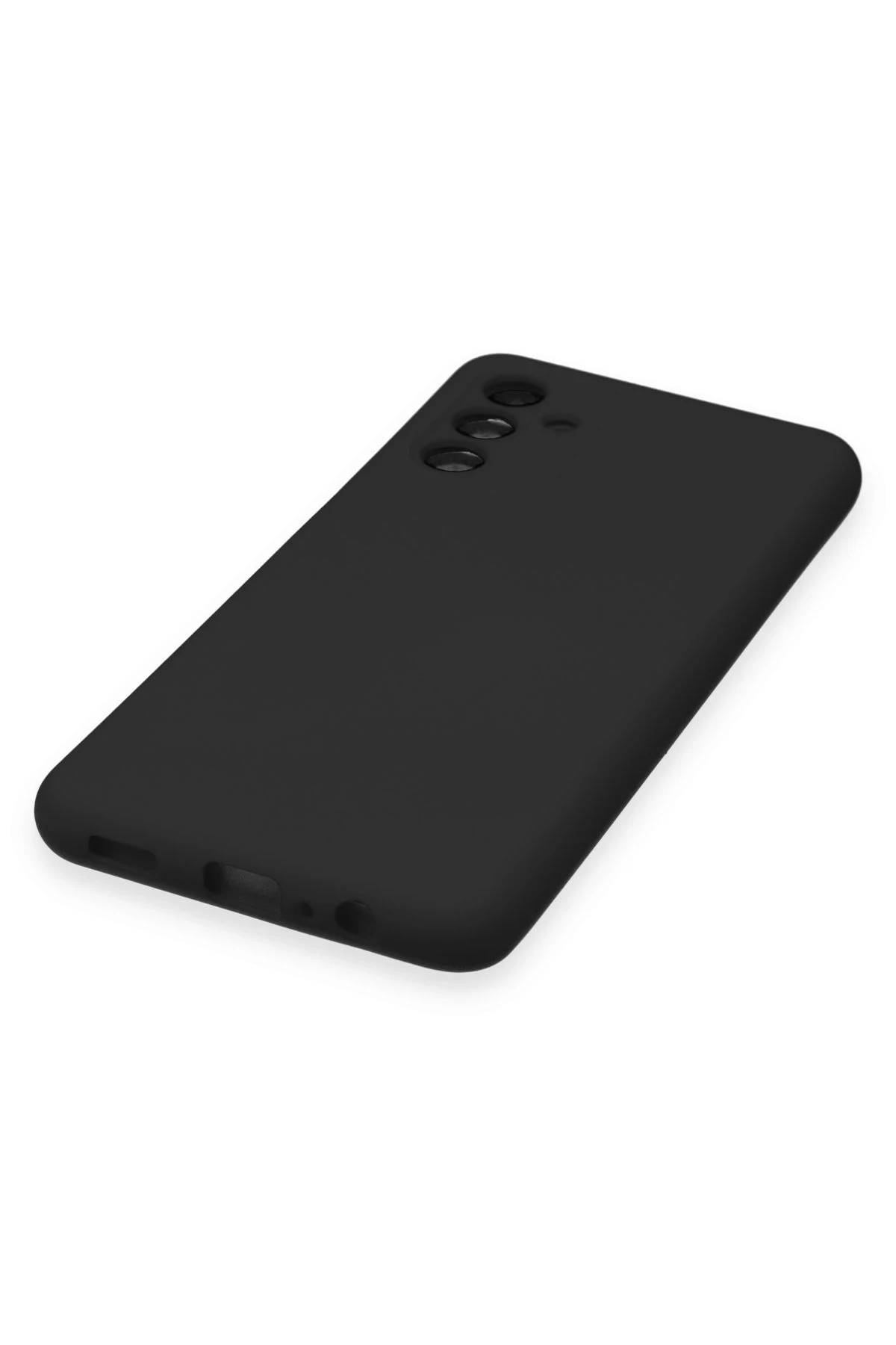 Newface Samsung Galaxy A14 4G Kılıf Nano içi Kadife Silikon - Siyah