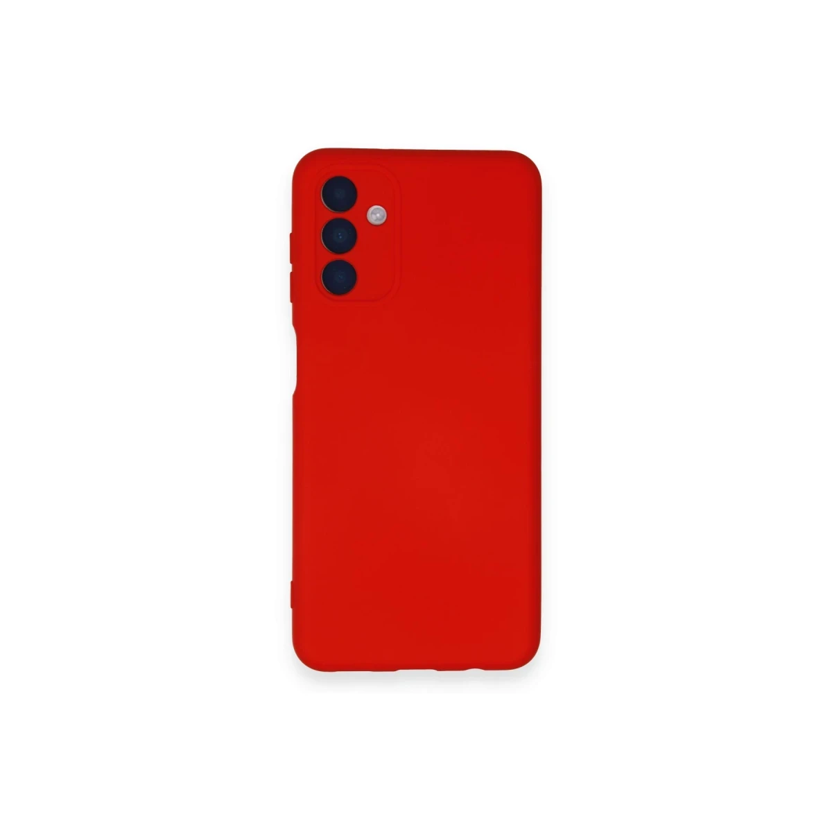 Newface Samsung Galaxy A14 4G Kılıf Nano içi Kadife Silikon - Kırmızı