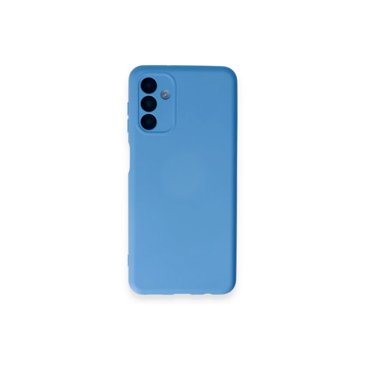 Newface Samsung Galaxy A14 4G Kılıf Nano içi Kadife Silikon - Mavi