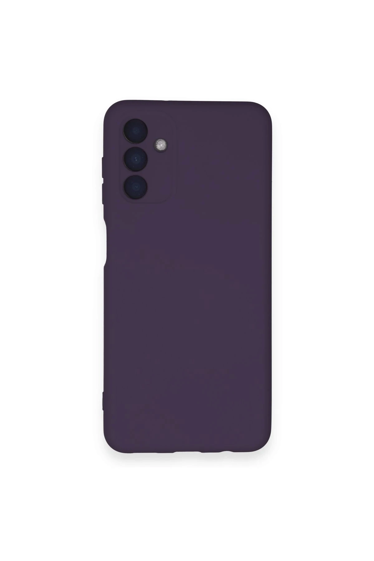 Newface Samsung Galaxy A14 4G Kılıf Nano içi Kadife Silikon - Mor