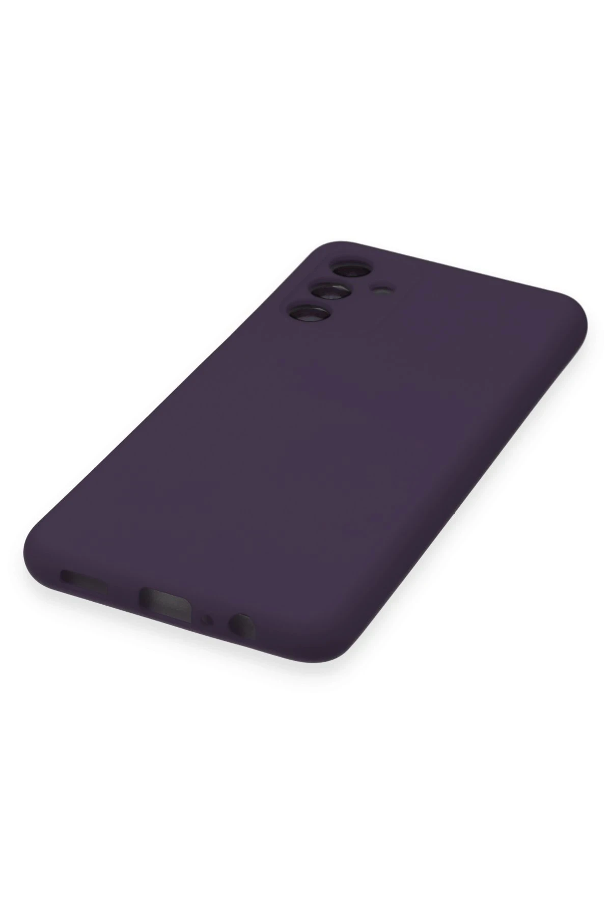 Newface Samsung Galaxy A14 4G Kılıf Nano içi Kadife Silikon - Mor