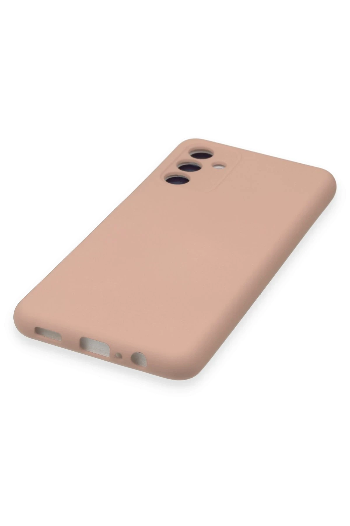 Newface Samsung Galaxy A14 4G Kılıf Nano içi Kadife Silikon - Pudra