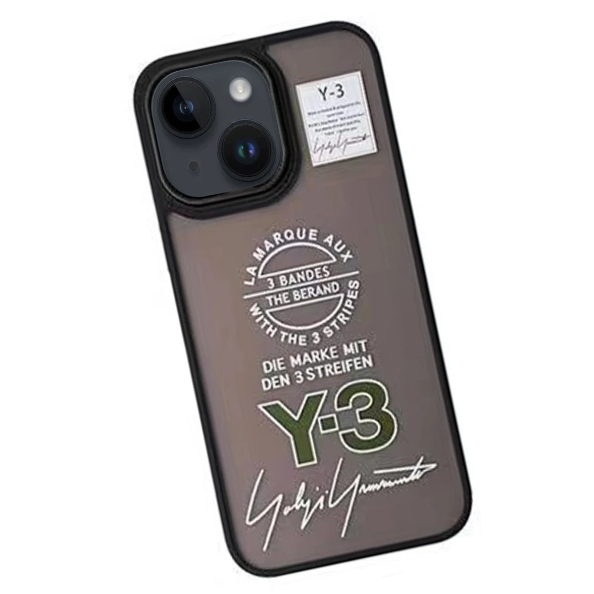 Movenchy Apple iPhone 15 Terra Desenli Kapak - Siyah - 1 — görsel 5