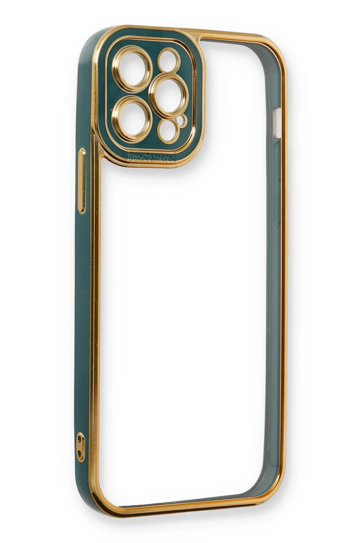 Newface iPhone 12 Pro Kılıf Liva Lens Silikon - Yeşil