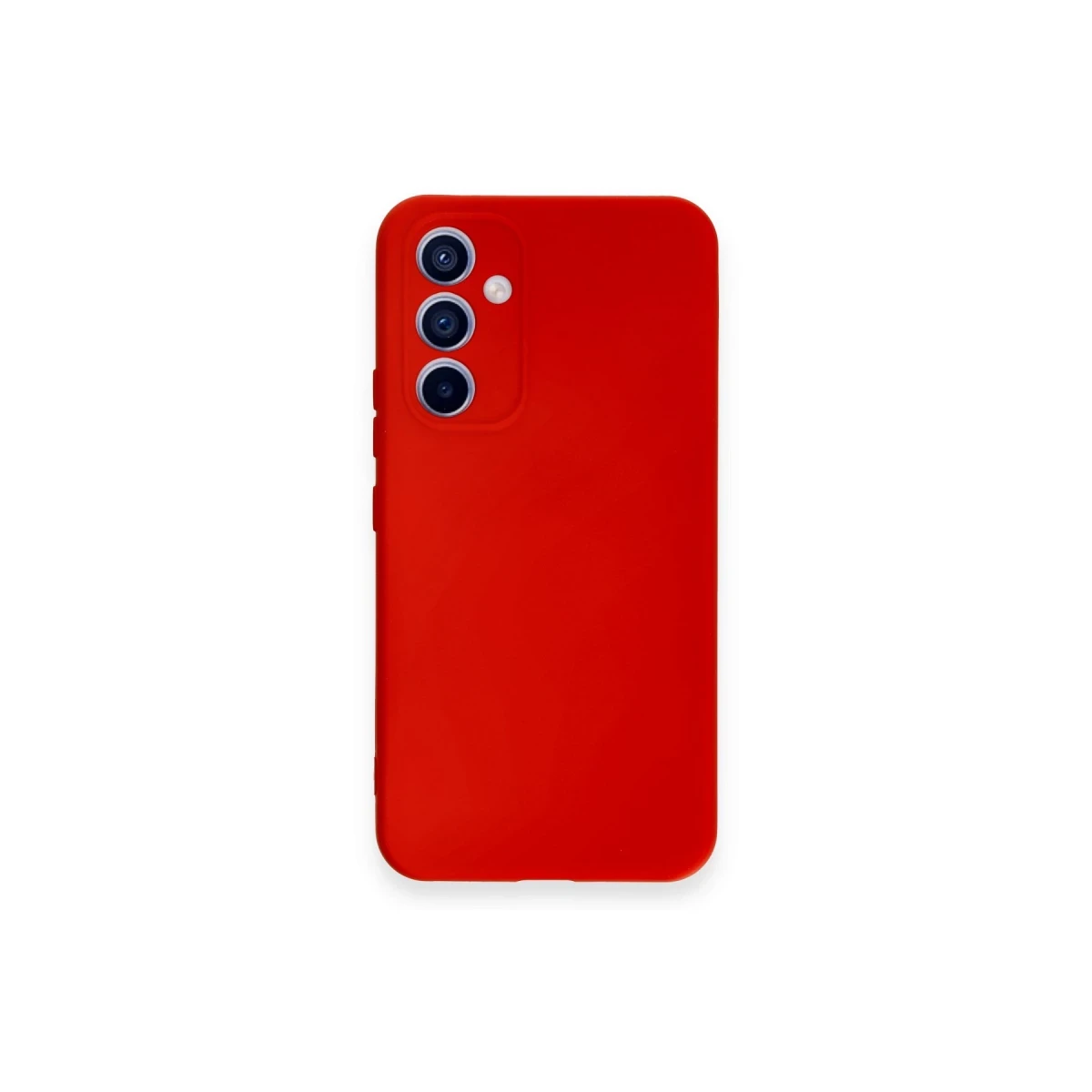 Newface Samsung Galaxy A54 5G Kılıf Nano içi Kadife Silikon - Kırmızı