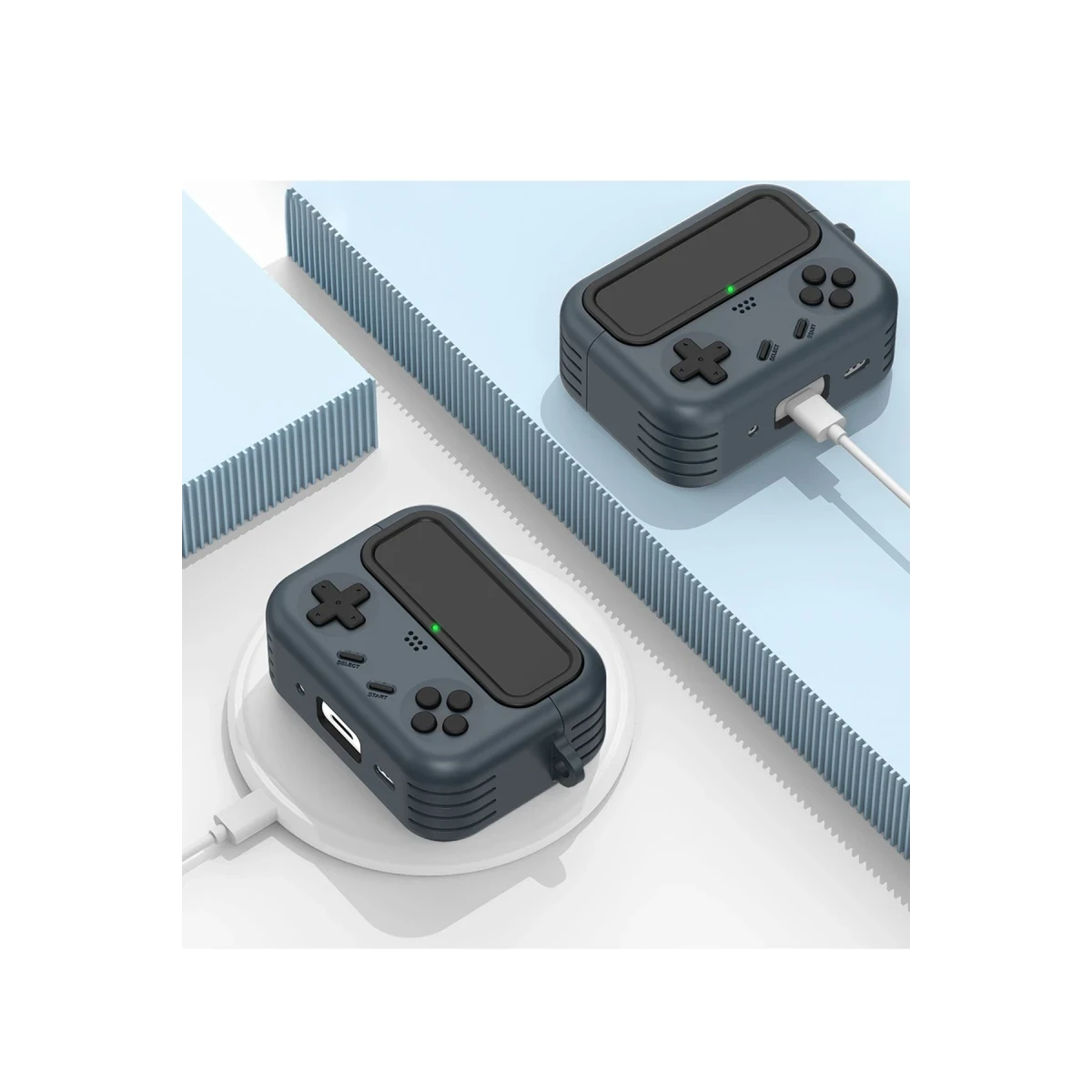 Movenchy Apple Airpods Pro 2 (2.nesil) Game Device Kılıf - Siyah — görsel 6
