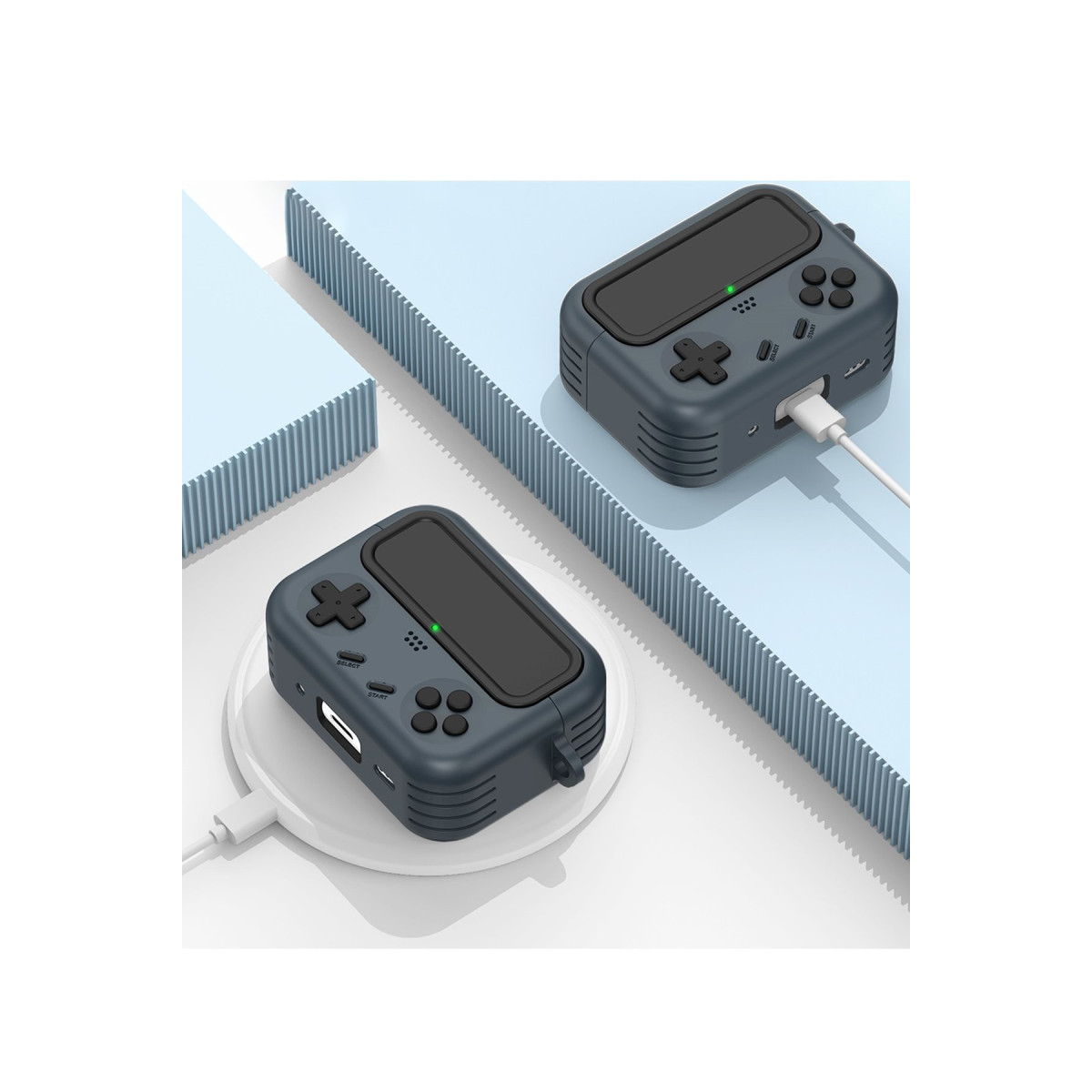 Movenchy Apple Airpods Pro 2 (2.nesil) Game Device Kılıf - Siyah — görsel 9