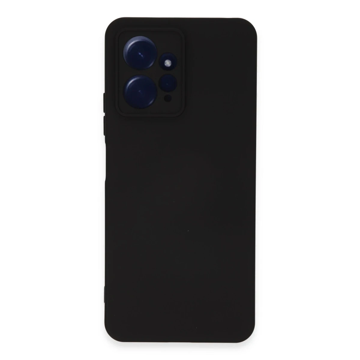Newface Xiaomi Redmi Note 12 4G Kılıf Nano içi Kadife Silikon - Siyah