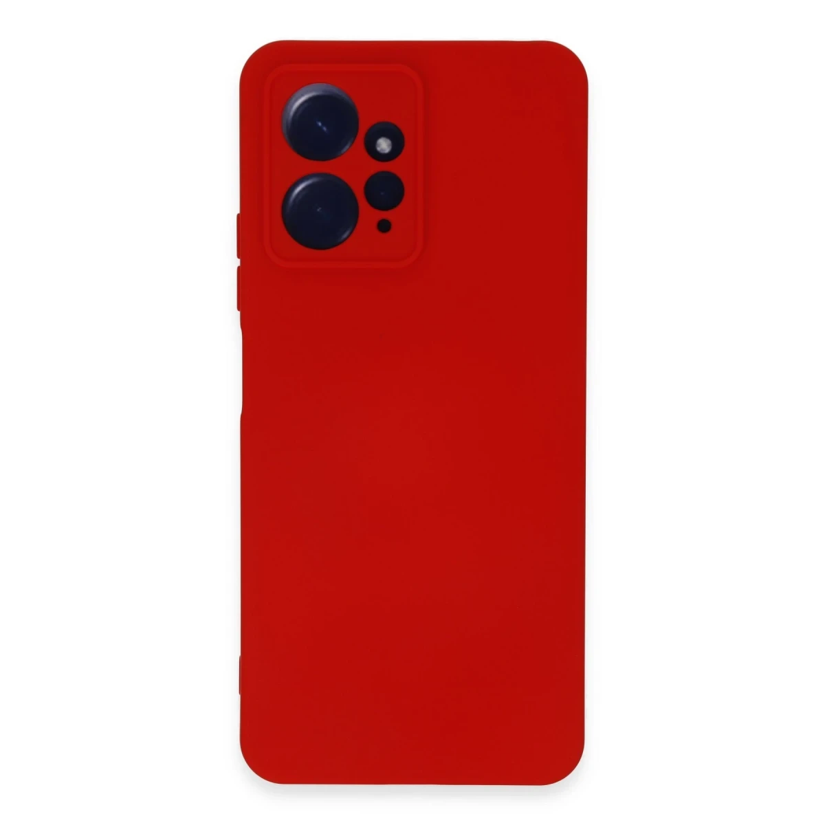 Newface Xiaomi Redmi Note 12 4G Kılıf Nano içi Kadife Silikon - Kırmızı