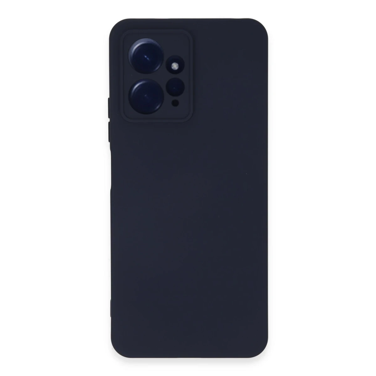 Newface Xiaomi Redmi Note 12 4G Kılıf Nano içi Kadife Silikon - Lacivert