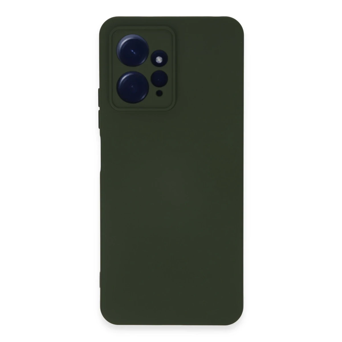 Newface Xiaomi Redmi Note 12 4G Kılıf Nano içi Kadife Silikon - Koyu Yeşil