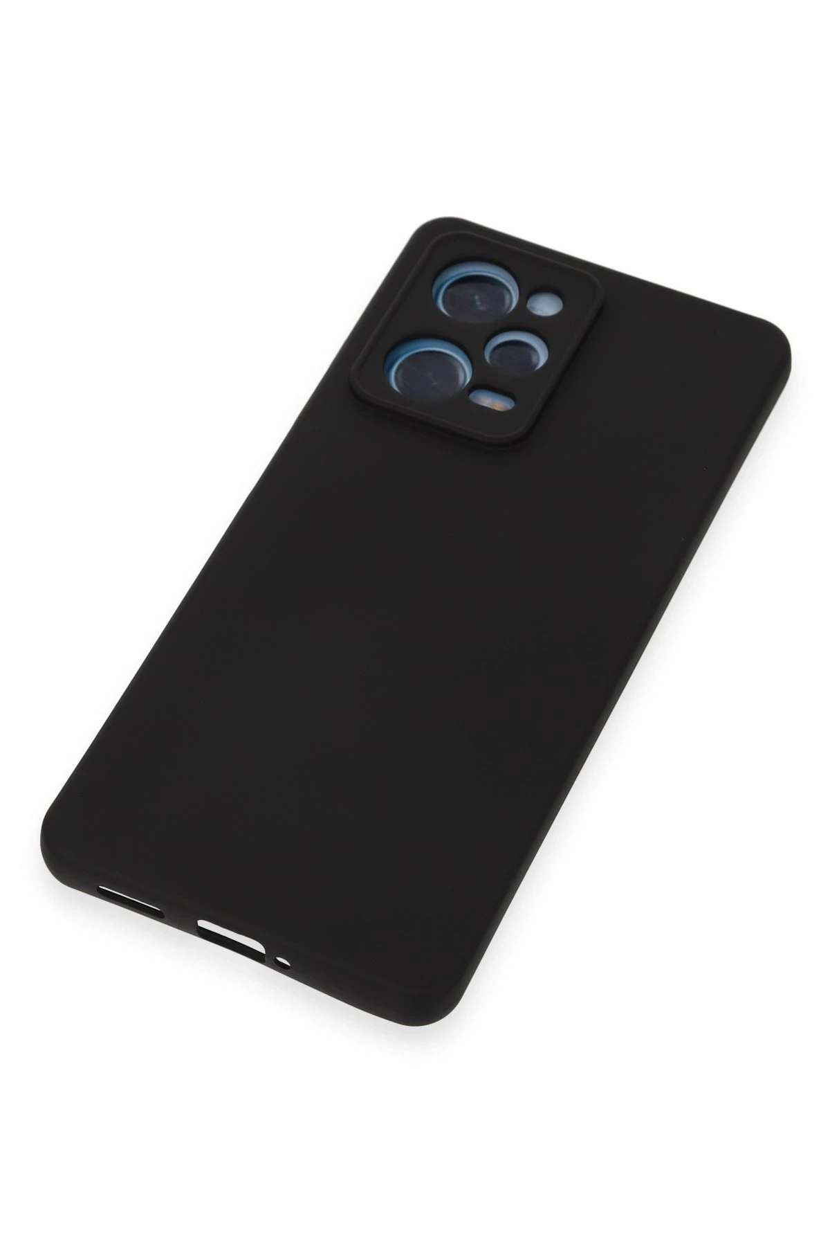 Newface Xiaomi Redmi Note 12 Pro 5G Kılıf Nano içi Kadife Silikon - Siyah