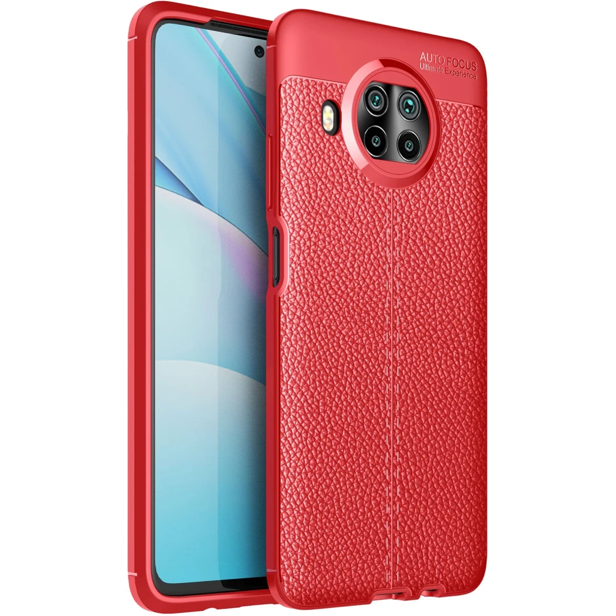Newface Xiaomi Mi 10T Lite Kılıf Auto Focus Kapak - Kırmızı
