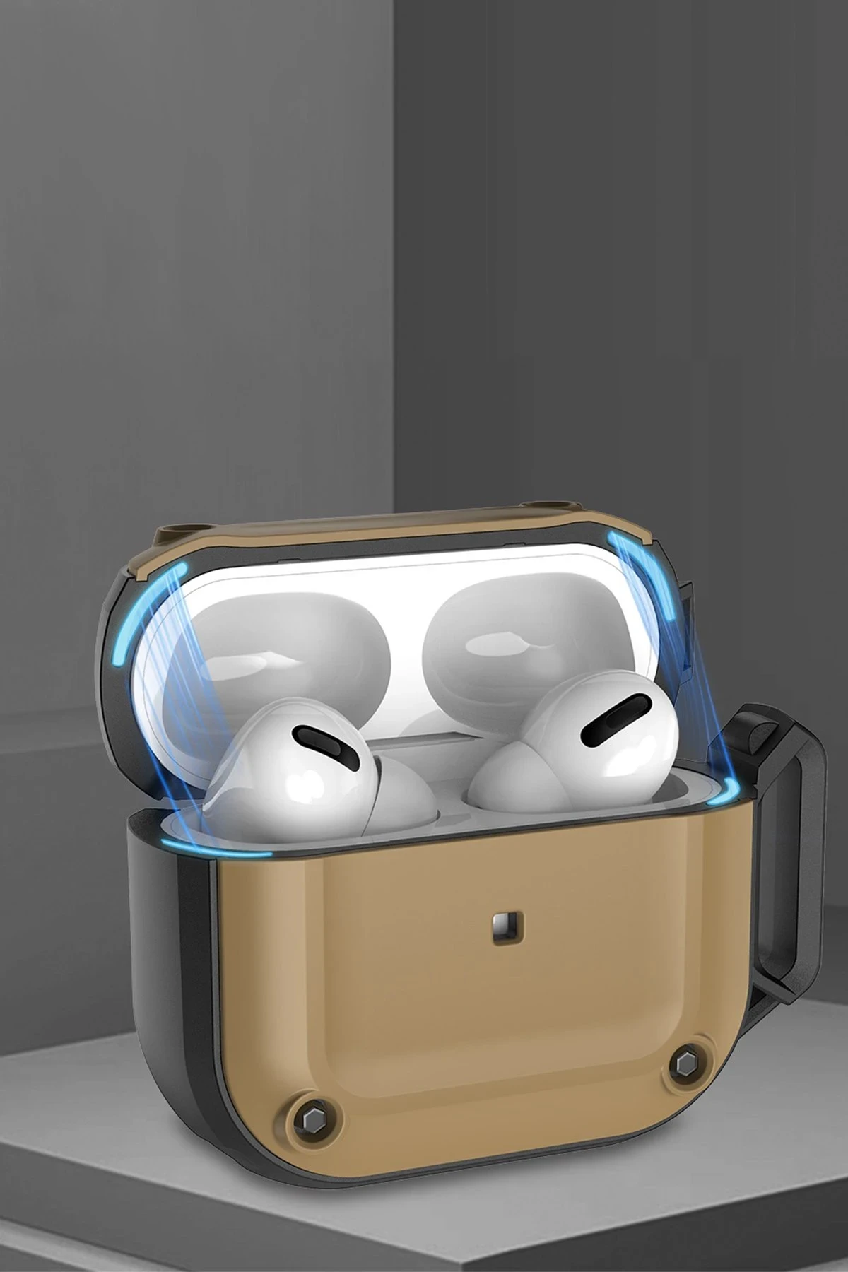 Movenchy Airpods Pro 2 (2.nesil) Asgard Kılıf - Kahverengi