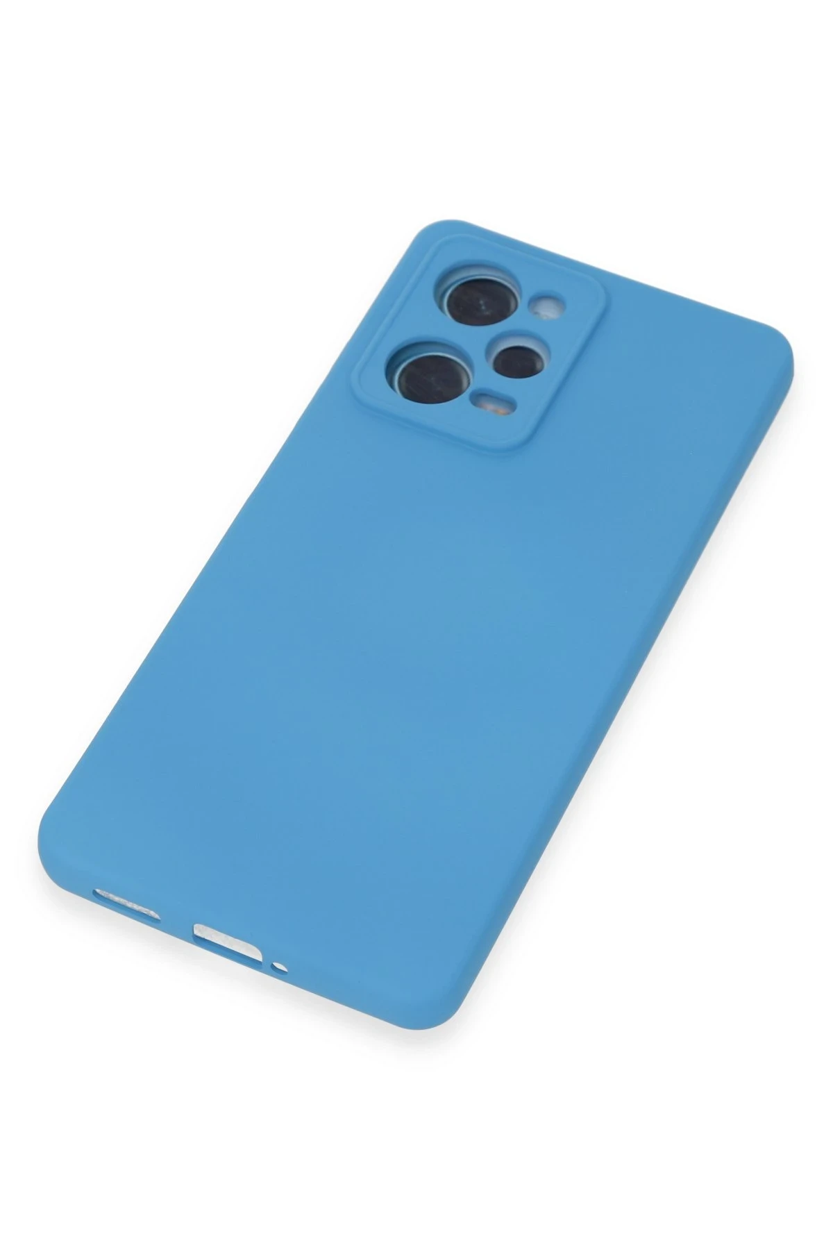 Newface Xiaomi Redmi Note 12 Pro 5G Kılıf Nano içi Kadife Silikon - Mavi