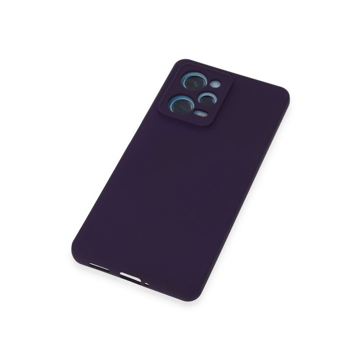 Newface Xiaomi Redmi Note 12 Pro 5G Kılıf Nano içi Kadife Silikon - Mor