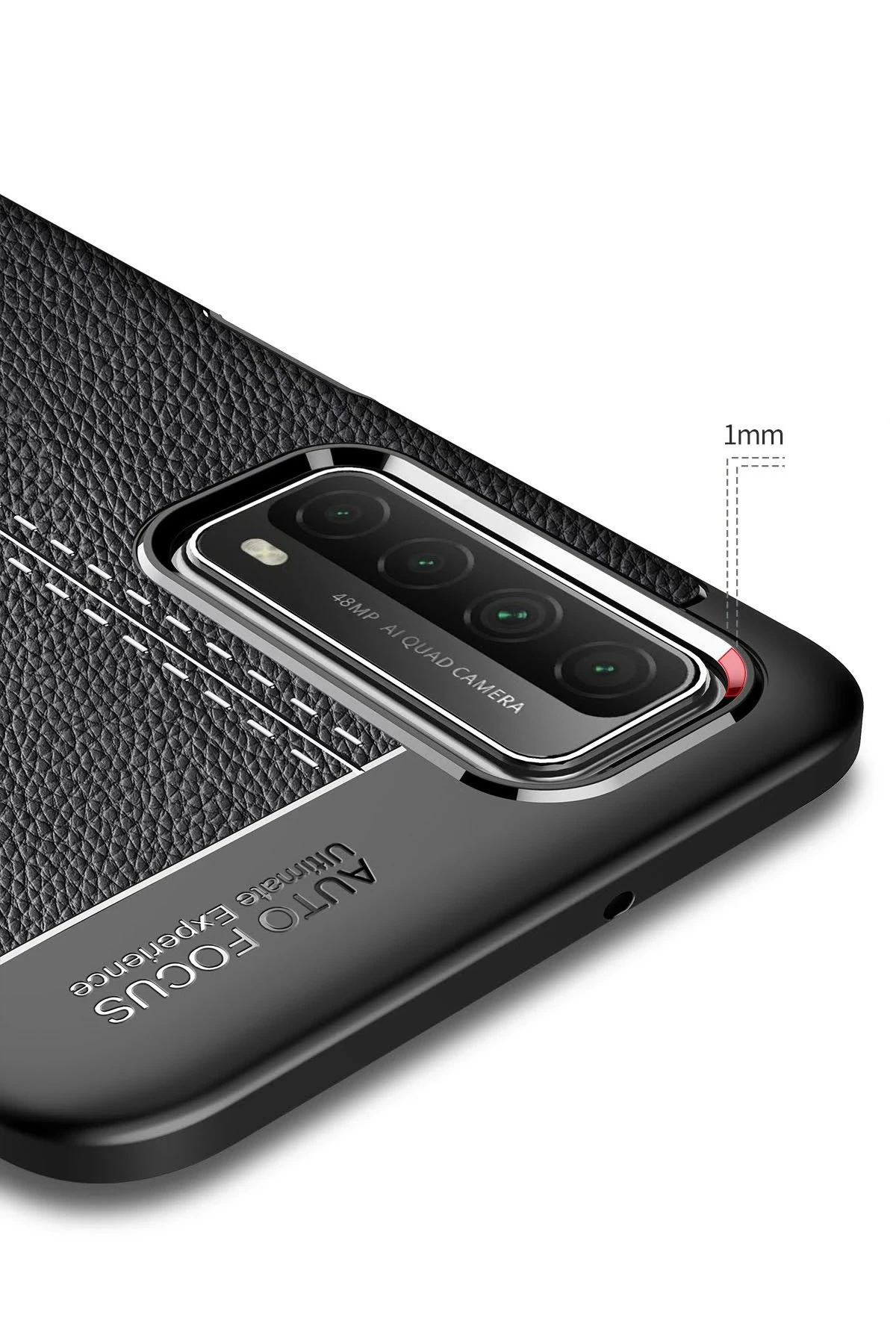 Newface Huawei P Smart 2021 Kılıf Auto Focus Kapak - Kırmızı