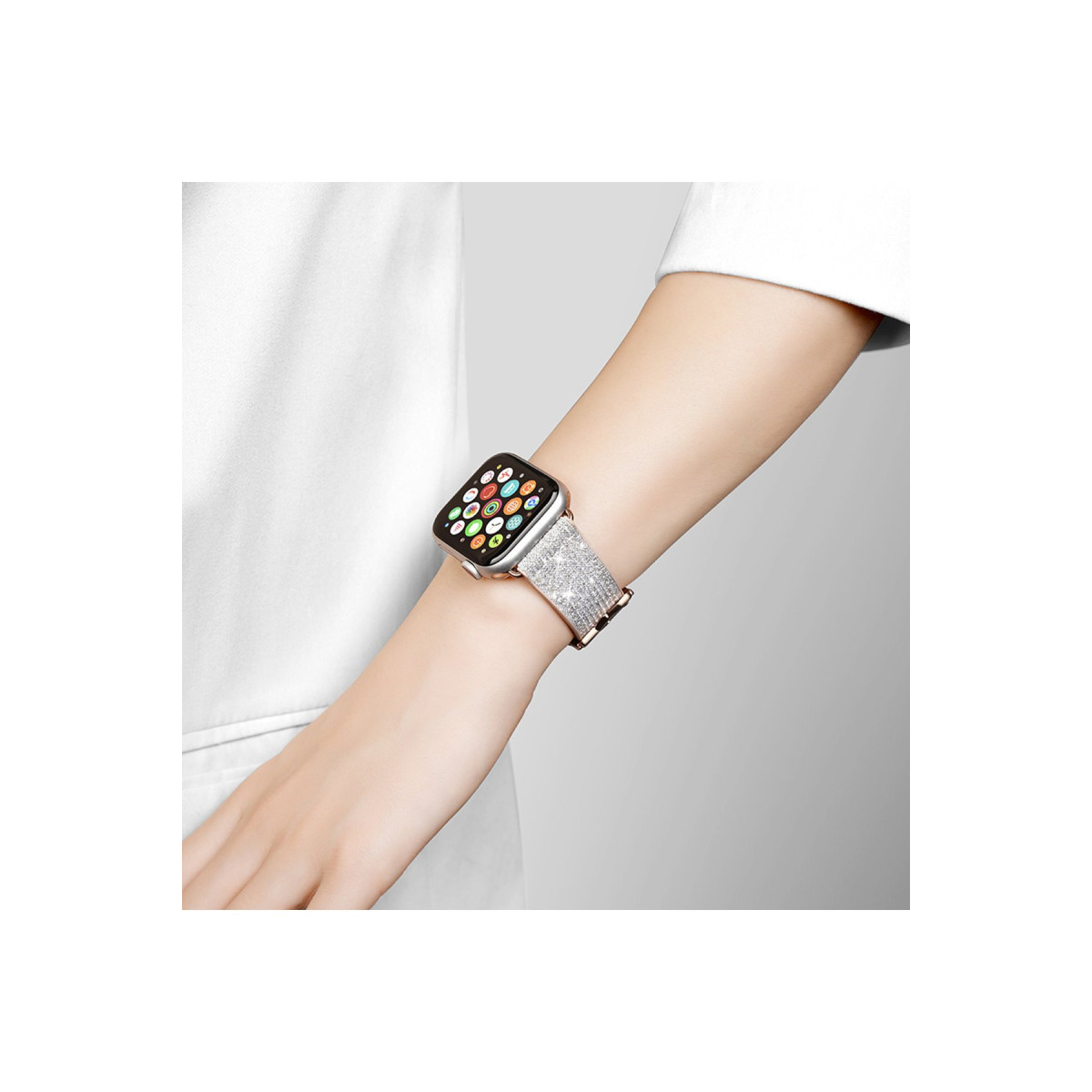 Movenchy Apple Watch 45mm Blink Kordon - Siyah — görsel 12