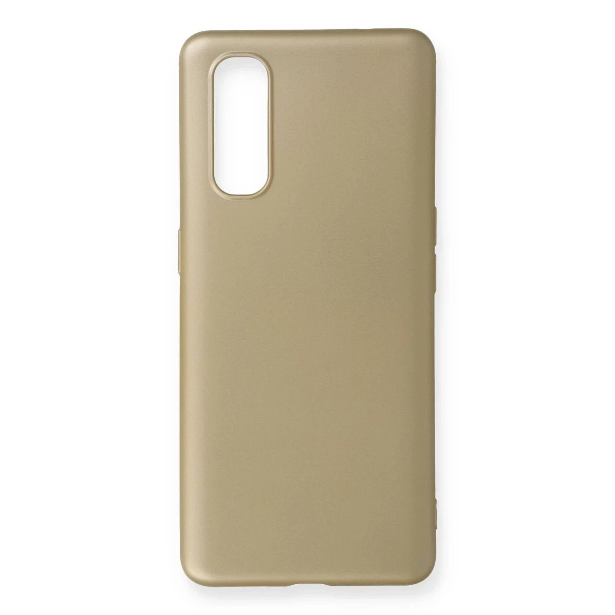 Newface Oppo Find X2 Kılıf First Silikon - Gold