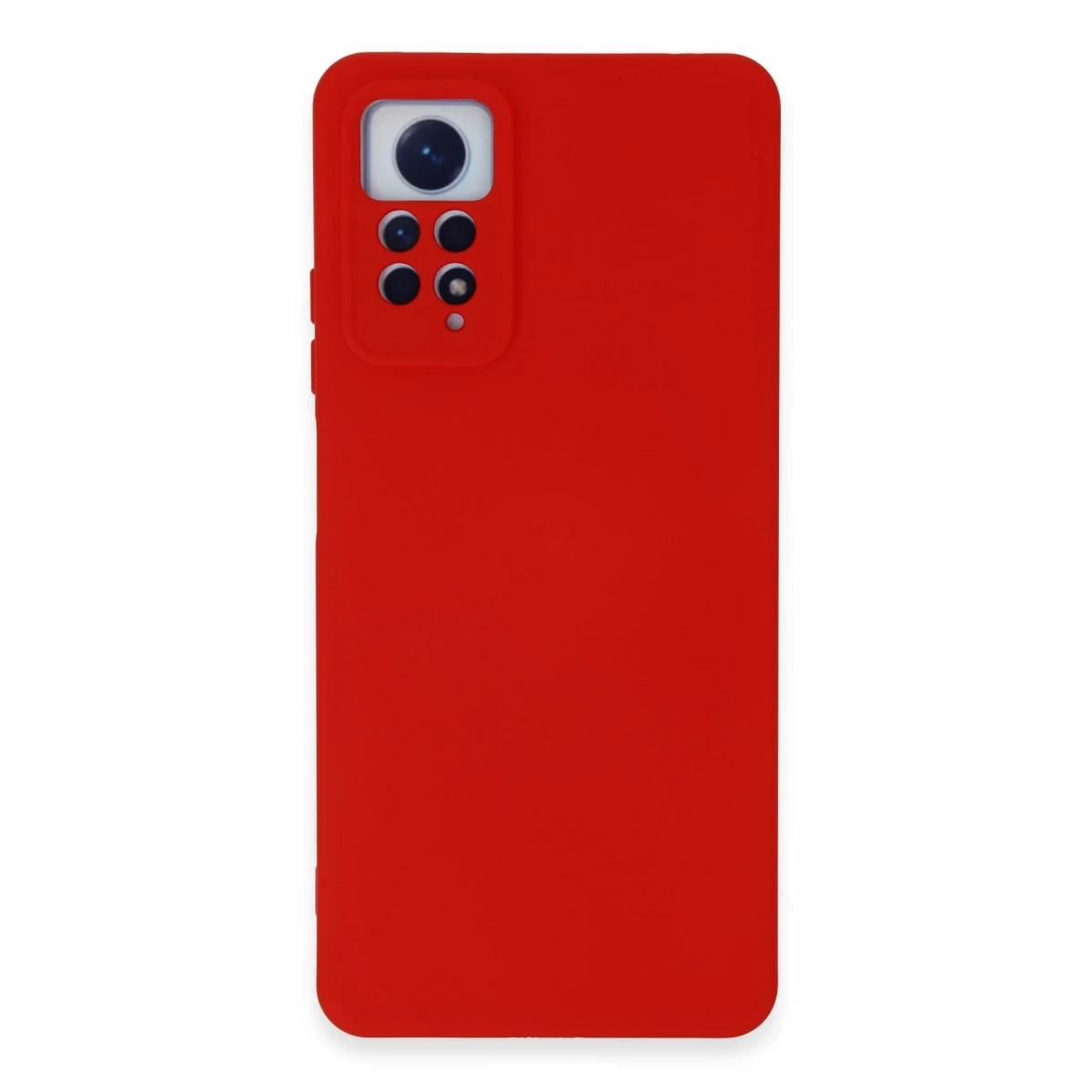 Newface Xiaomi Redmi Note 12 Pro 4G Kılıf Nano içi Kadife Silikon - Kırmızı
