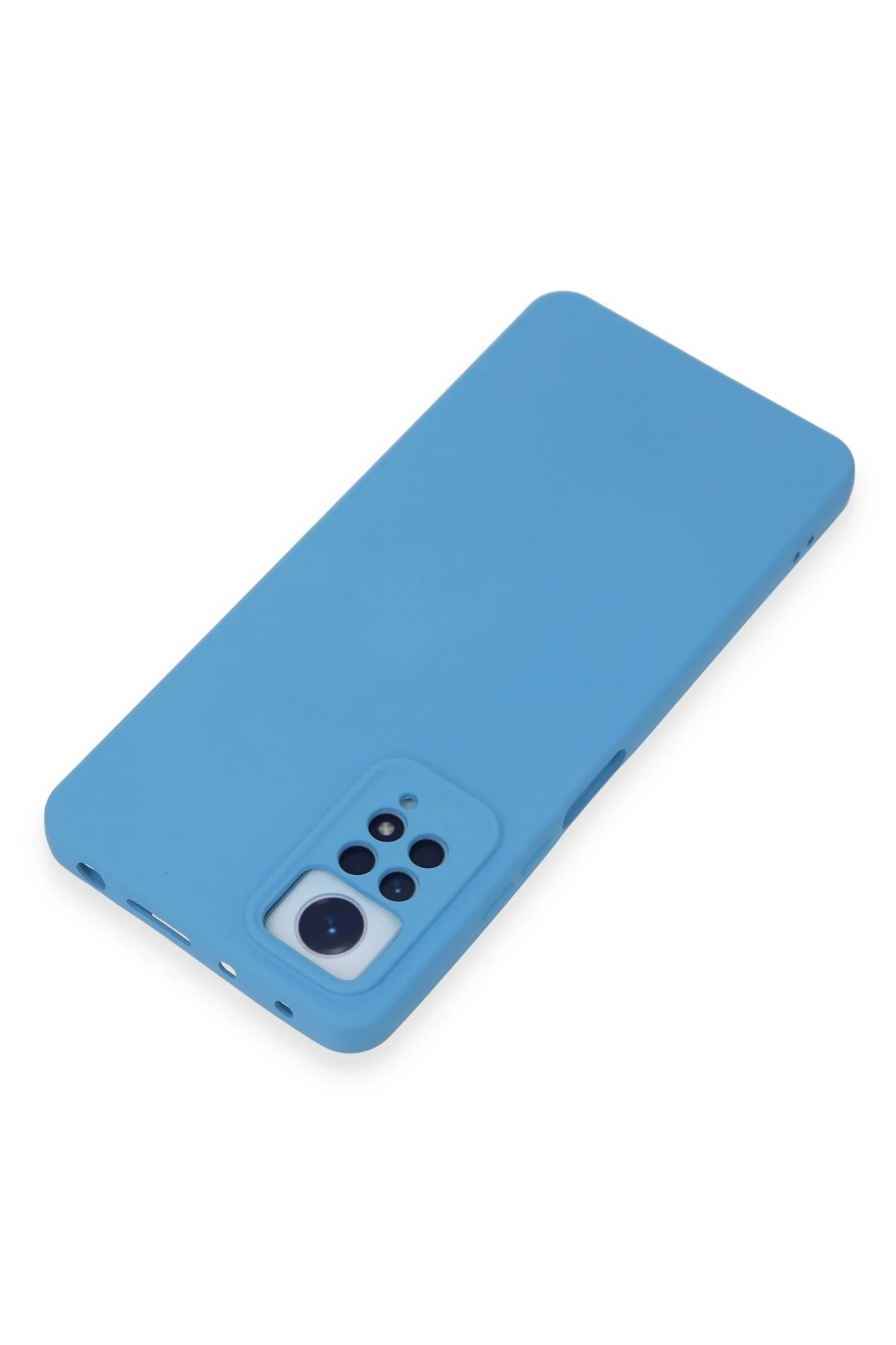 Newface Xiaomi Redmi Note 12 Pro 4G Kılıf Nano içi Kadife Silikon - Mavi