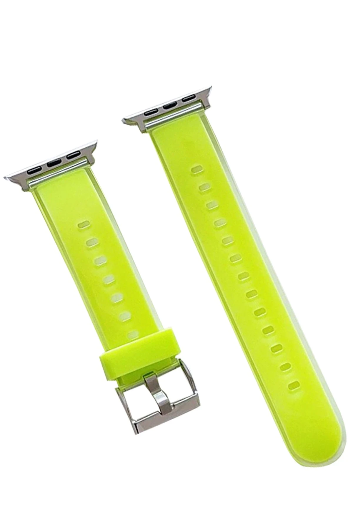 Movenchy Watch 38mm Jelly Silikon Kordon - Yeşil