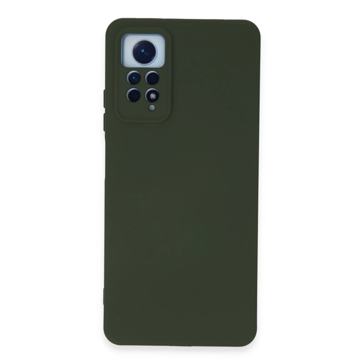 Newface Xiaomi Redmi Note 12 Pro 4G Kılıf Nano içi Kadife Silikon - Koyu Yeşil