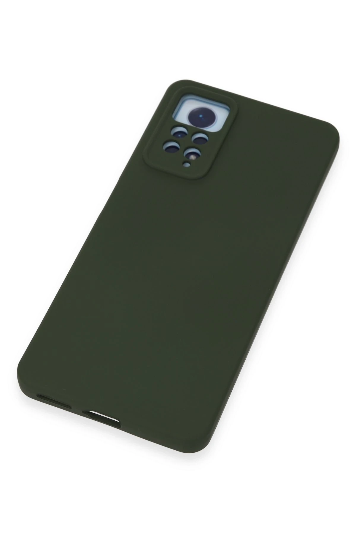 Newface Xiaomi Redmi Note 12 Pro 4G Kılıf Nano içi Kadife Silikon - Koyu Yeşil