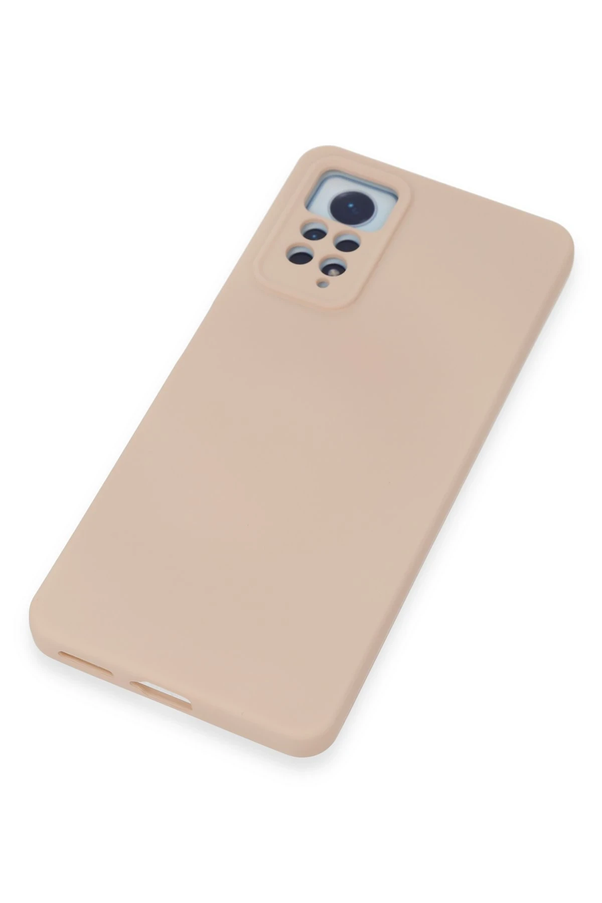 Newface Xiaomi Redmi Note 12 Pro 4G Kılıf Nano içi Kadife Silikon - Pudra