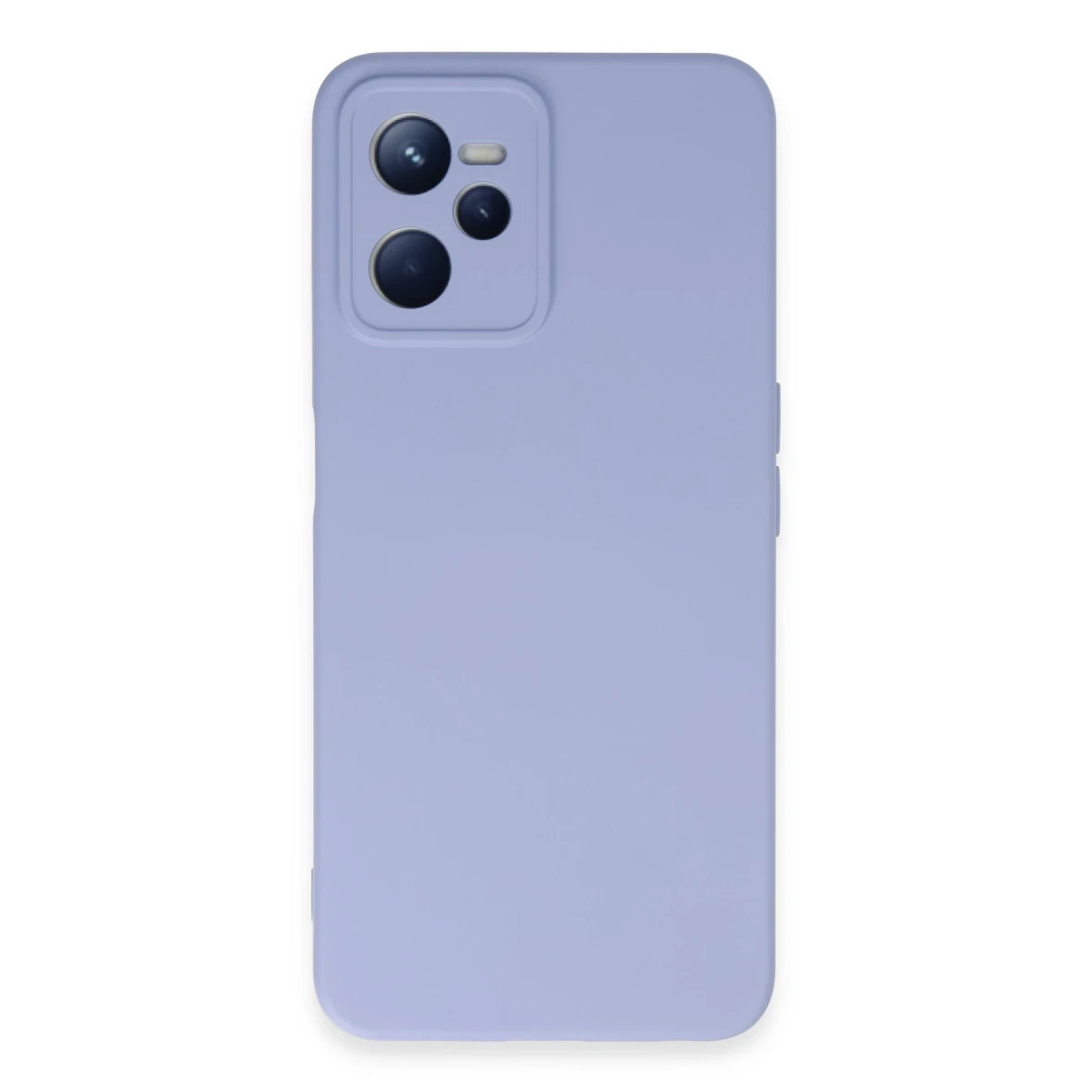 Newface Realme C35 Kılıf Nano içi Kadife Silikon - Lila