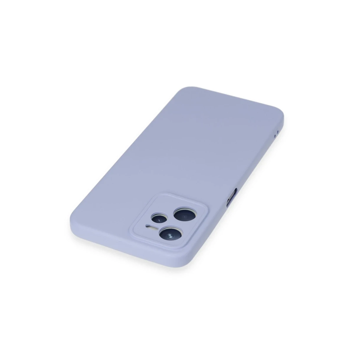 Newface Realme C35 Kılıf Nano içi Kadife Silikon - Lila