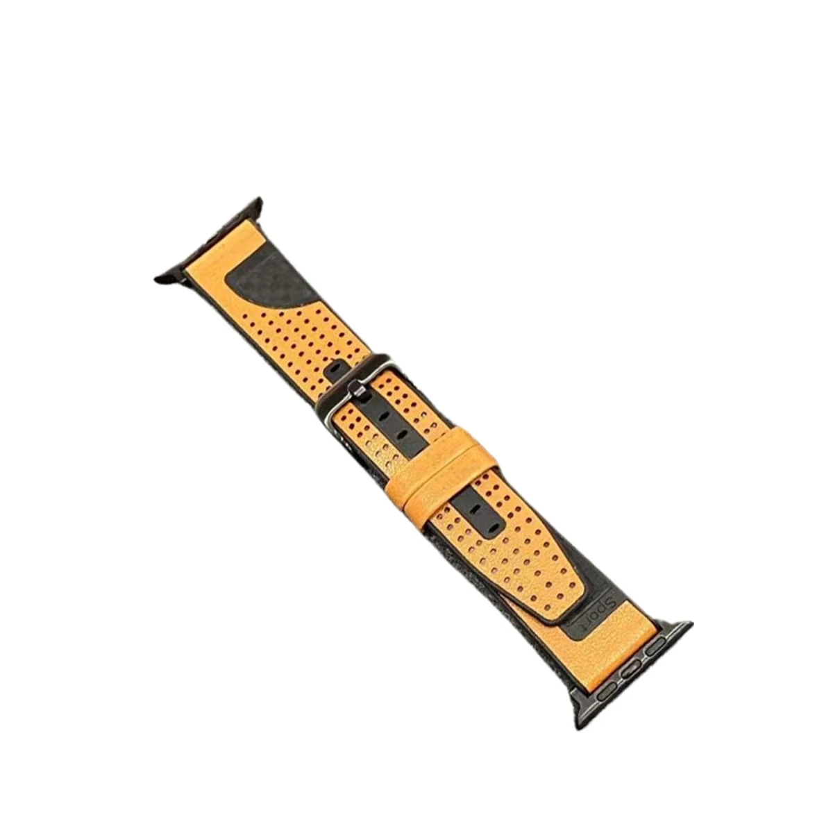 Movenchy Apple Watch 45mm Buff Deri Kordon - Taba