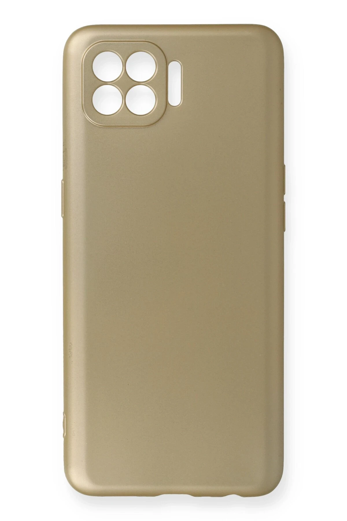 Newface Oppo Reno 4 Lite Kılıf First Silikon - Gold