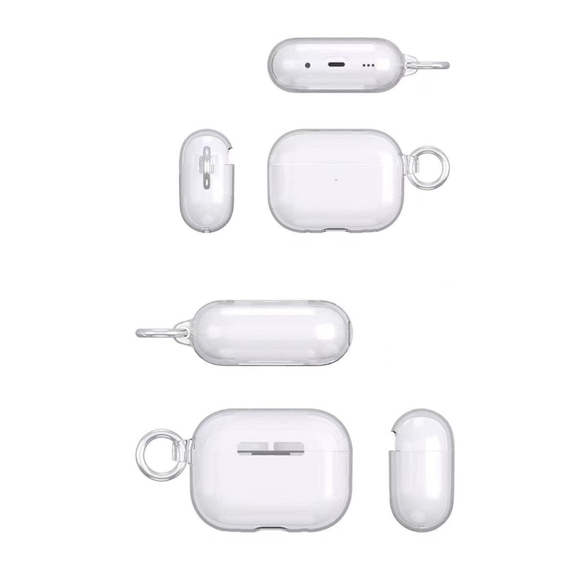 Movenchy Apple Airpods Pro 2 (2.nesil) Shell Kılıf - Şeffaf — görsel 9