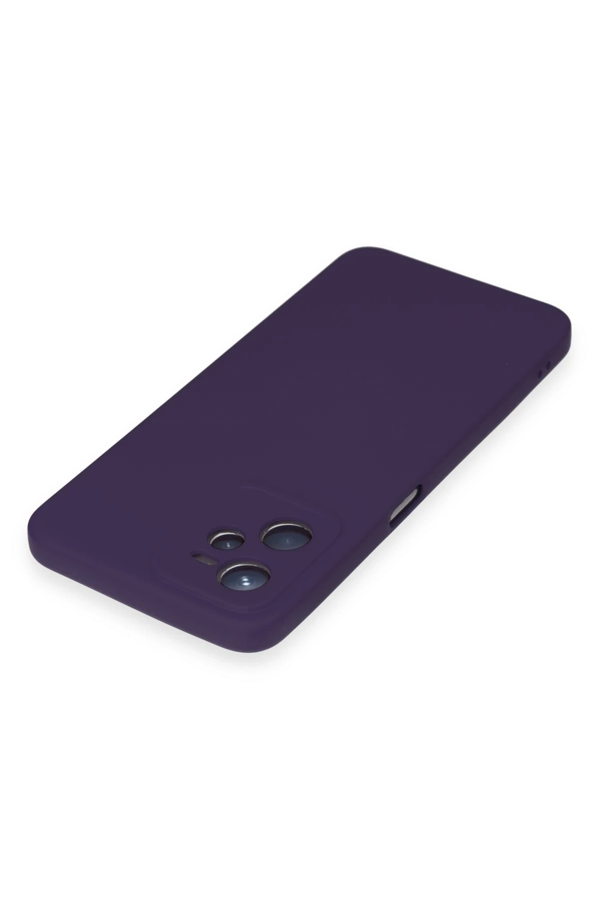 Newface Realme C35 Kılıf Nano içi Kadife Silikon - Mor