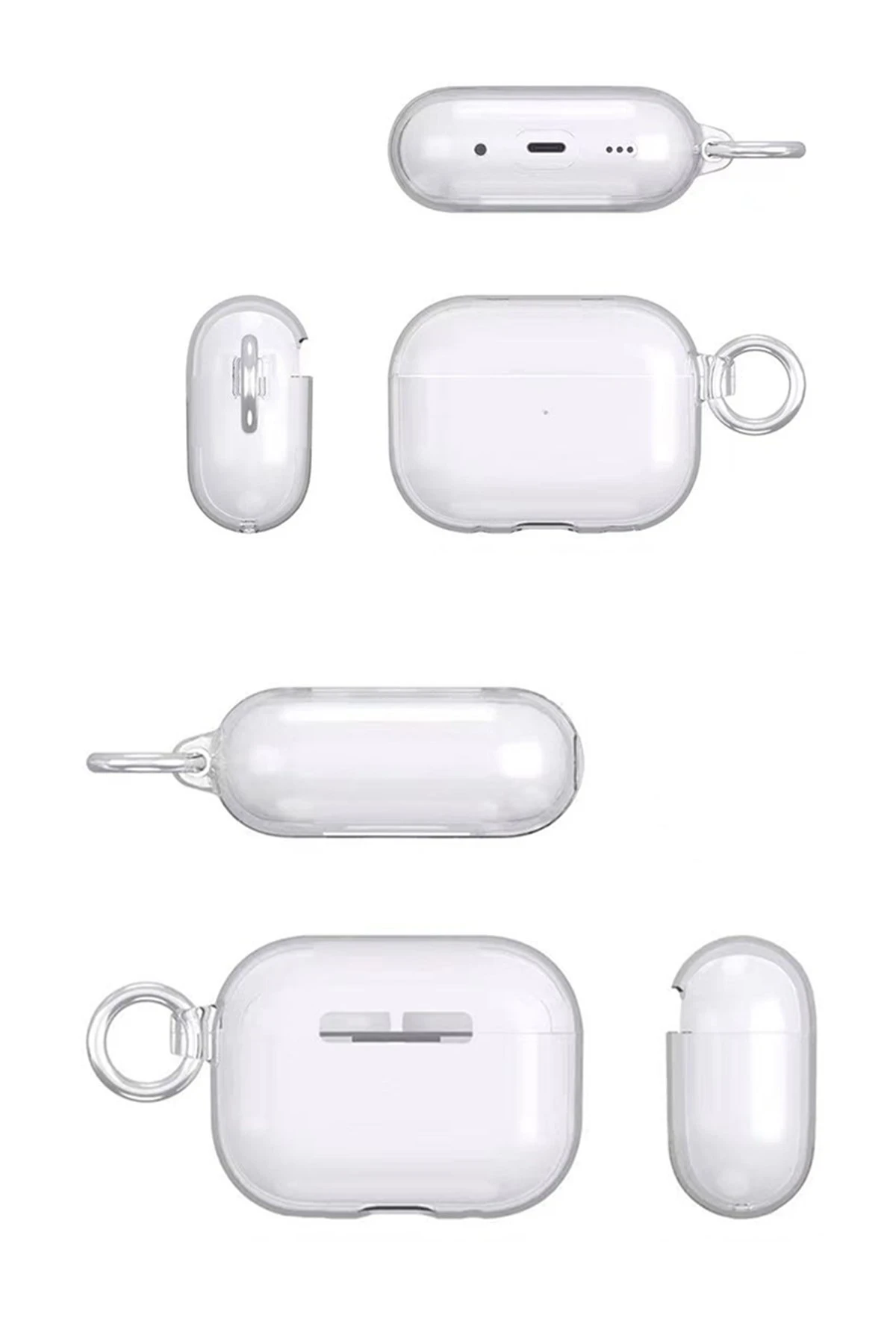 Movenchy Airpods Pro 2 (2.nesil) Shell Kılıf - Gold
