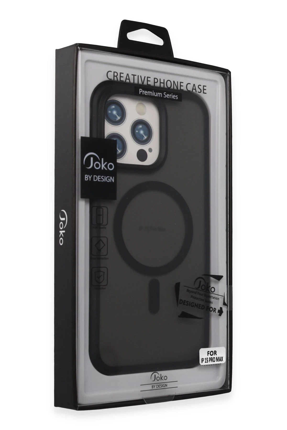 Joko iPhone 15 Pro Toras Airbag Magsafe Kapak - Siyah